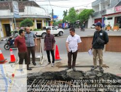 Antisipasi Banjir PUPR Kota Kediri Kebut Pembangunan Drainase dijalan Patimura. 