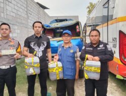 Polres Tulungagung Tangani Kecelakaan Truk Angkut BBM di Jalur Lintas Selatan (JLS) Tulungagung