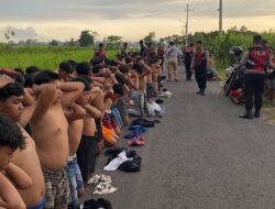 Patroli Akhir Pekan, Puluhan Remaja di Pare Terjaring Aksi Balap Liar