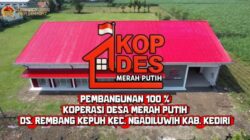 KDMP Rembangkepuh Kediri Rampung 100%: “Ekonomi Desa Kuat, Masyarakat Sejahtera!.
