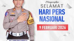 Kasat Lantas Polres Kediri Kota, AKP Tutud Yudho Prastyawan, S.H. Sinergi Pers dan Polri Kunci Kemajuan Bangsa.