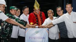 Sempat Roboh Akibat Banjir Bandang, Kini Jembatan Idano Noyo Diresmikan Gubernur Sumut