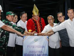 Sempat Roboh Akibat Banjir Bandang, Kini Jembatan Idano Noyo Diresmikan Gubernur Sumut