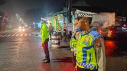 Jaga Kondusifitas Malam Hari,Polres Kediri kota Gelar Patroli Skala Besar Jelang Sahur Ramadhan 1447 H