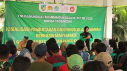 TMMD ke-127 Jadi Momentum Edukasi Sampah, Warga Gadungan Diajak Ubah Kebiasaan