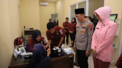 Kapolres Kediri Kota Gelar Bhakti Kesehatan Sambut Ramadhan dan HUT ke-46 Yayasan Kemala Bhayangkari