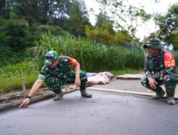 Dansatgas TMMD Ke 127 Pastikan Pembangunan Fisik Tepat Sasaran Di Gandusari