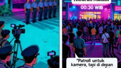 Satpol PP Kediri Gelar Patroli Hiburan Malam di Bulan Ramadan Terkesan Hanya Sebagai Pencitraan.