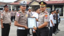Polres Kediri Berikan Puluhan Penghargaan, Apresiasi Dedikasi Personel dan Masyarakat