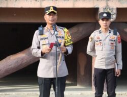 Kapolres Nias Pimpin Apel Kesiapan Pengamanan Hari Raya Idul Fitri, Berikut Arahannya