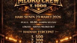 PAMFLET DIDUGA UNDANGAN SABUNG AYAM DI GARUM-BLITAR DAPAT PERHATIAN LSM GERAK INDONESIA.