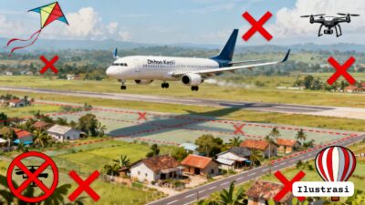 Aturan KKOP Bandara Dhoho Kediri di Berlakukan, LSM Gerak Indonesia Siap Edukasi Masyarakat