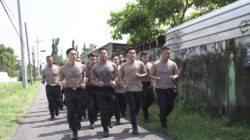 Polres Kediri Kota Gelar Olahraga Pagi, Tekan Angka Overweight Personel