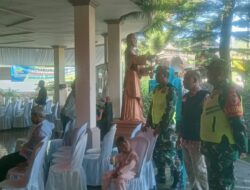 Babinsa Babadan Bersama Satgas Bela Kasih Amankan Ibadah Paskah 2026 Di Gereja Katolik ST. Petrus Paulus