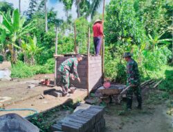 Bangun Sanitasi Babinsa Kerjen Bersama Warga, Wujud Nyata Pencegahan Penyakit