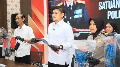 Dua pelaku pengeroyokan di kota kediri ditangkap satreskrim polres kediri kota