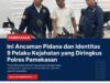 9 Pelaku Kejahatan Diringkus Polres Pamekasan dalam Sepekan, Ini Identitas dan Ancaman Hukumannya.
