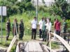 Danrem 081/DSJ Di Dampingi Dandim 0808/Blitar, Tinjau Lokasi Jembatan Garuda Perintis Yang Akan Dibangun