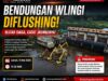 Flushing Bendungan Wlingi-Lodoyo Dimulai 18 Mei, Warga Diminta Waspada.