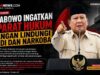 Prabowo Tegaskan Aparat Tak Boleh Jadi Pelindung Judi dan Narkoba