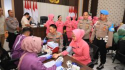 Aksi Kemanusiaan Polres Kediri Kota, Donor Darah Jadi Wujud Pengabdian untuk Negeri