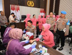 Aksi Kemanusiaan Polres Kediri Kota, Donor Darah Jadi Wujud Pengabdian untuk Negeri