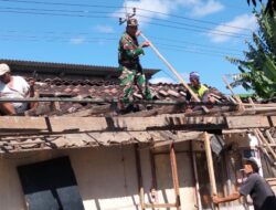 Gotong Royong Rehab RTLH, Babinsa Pakunden Bersama Warga Wujud Kepedulian Untuk Masyarakat