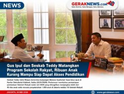 Gus Ipul dan Seskab Teddy Matangkan Program Sekolah Rakyat, Ribuan Anak Kurang Mampu Siap Dapat Akses Pendidikan.