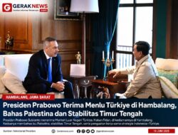 Presiden Prabowo Terima Menlu Türkiye di Hambalang, Bahas Palestina dan Stabilitas Timur Tengah.