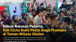 Diikuti Ratusan Peserta, Kak Cicha Buka Pesta Siaga Pramuka di Taman Wisata Ubalan