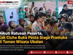 Diikuti Ratusan Peserta, Kak Cicha Buka Pesta Siaga Pramuka di Taman Wisata Ubalan