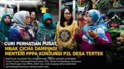 Curi Perhatian Pusat, Mbak Cicha Dampingi Menteri PPPA Kunjungi P2L Desa Tertek