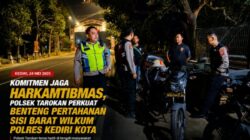 ​Komitmen Jaga Harkamtibmas, Polsek Tarokan Perkuat Benteng Pertahanan Sisi Barat Wilkum Polres Kediri Kota