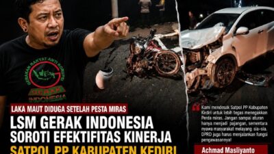 Laka Maut Diduga Setelah Pesta Miras, SM Gerak Indonesia Soroti Efektifitas Kinerja Satpol PP Kabupaten Kediri. 11 IMG 20260708 WA0149