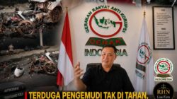Terduga Pengemudi Tak Ditahan, Diduga Hanya Wajib Lapor, LSM Gerak Indonesia dan RHN Law Firm Minta Ketegasan Kapolres Kediri.