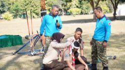 Bentuk Generasi Tangguh, Persami KKRI Kodim 0808/Blitar Bekali Pelajar Materi Bela Negara Hingga Survival