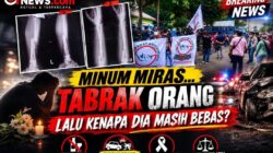 MINUM MIRAS, TABRAK, MATIKAN ORANG – LALU KENAPA DIA MASIH BEBAS? HUKUM TERKESAN PUDAR DI KEDIRI?