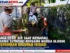 Jaga Debit Air Saat Kemarau, Serma Sutrisno Bersama Warga Slorok Bersihkan Saluran Irigasi