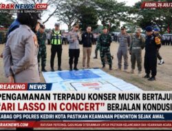Pengamanan Terpadu Konser Musik Bertajuk “ Ari Lasso in Concert “ Berjalan Kondusif, Kabag Ops Polres Kediri Kota Pastikan Keamanan Penonton Sejak Awal
