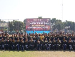 Asah Fisik Dan Mental Prajurit, Kodim 0808/Blitar Gelar Uji Kenaikan Tingkat Pencak Silat Militer