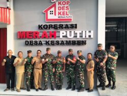 Kodim 0808/Blitar Telah Menyelesaikan Pembangunan KDKMP 260 Titik Sesuai milestone, Menjadi Tercepat Seluruh Indonesia