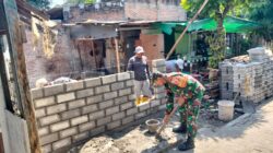 Tingkatkan Kualitas Hidup Warga, Kopka Slamet Prasetiyo Dampingi Renovasi RTLH Dan MCK Di Pakunden