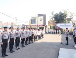 Antisipasi Gangguan Kamtibmas, Polres Kediri Kota Siagakan Personel Hadapi Situasi Kontinjensi