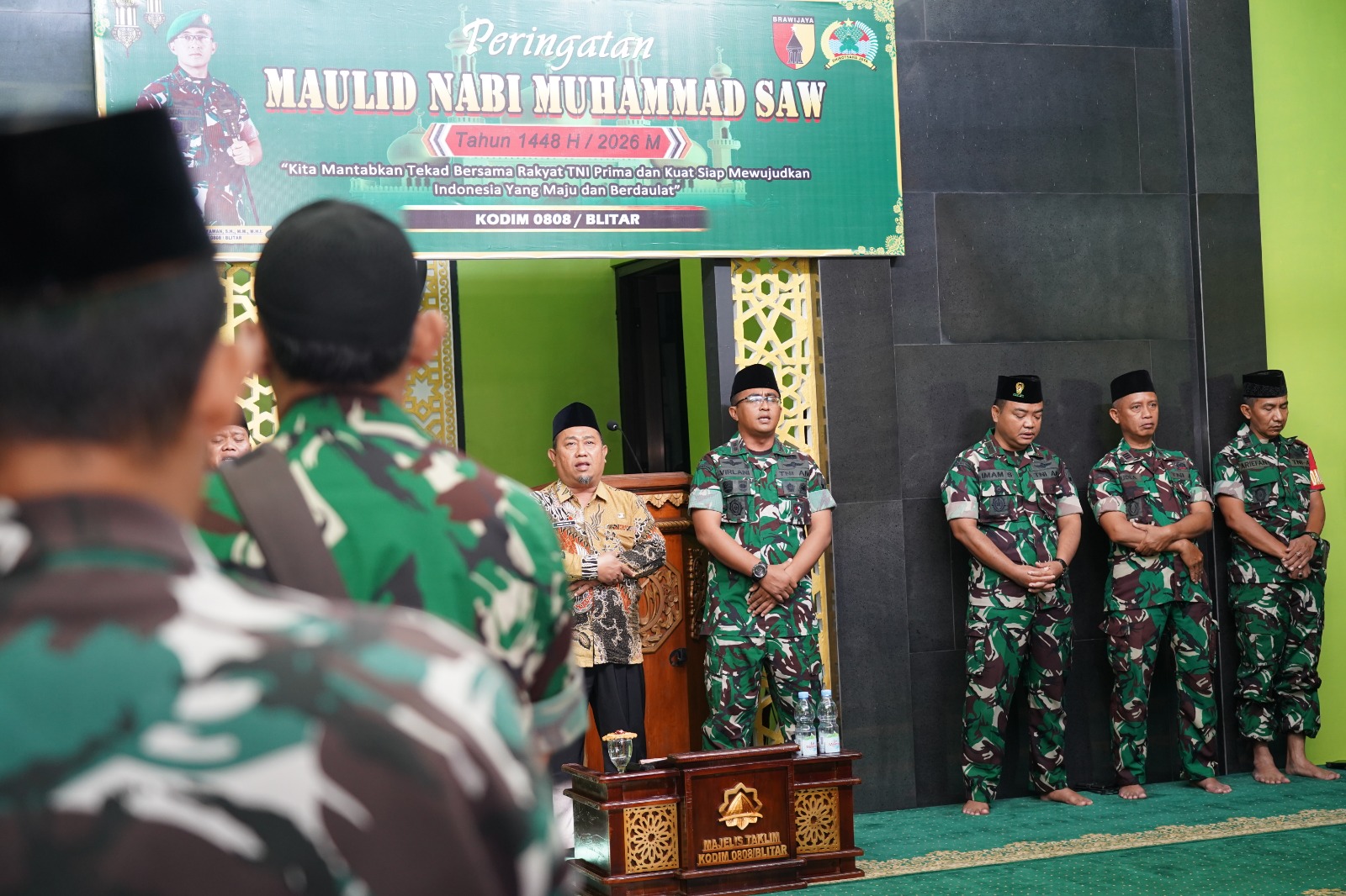 Perkuat Iman Dan Ketaatan, Kodim 0808/Blitar Gelar Peringatan Maulid Nabi Muhammad SAW 1448 H 1 IMG 20260827 WA0041