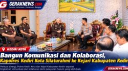 Bangun Komunikasi dan Kolaborasi, Kapolres Kediri Kota Silaturahmi ke Kejari Kabupaten Kediri