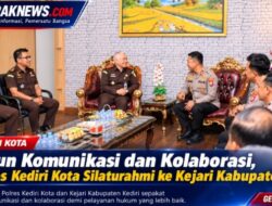 Bangun Komunikasi dan Kolaborasi, Kapolres Kediri Kota Silaturahmi ke Kejari Kabupaten Kediri