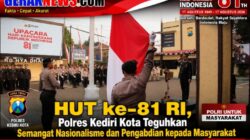 HUT ke-81 RI, Polres Kediri Kota Teguhkan Semangat Nasionalisme dan Pengabdian kepada Masyarakat