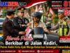 Merah Putih Berkibar di Jalan Kediri, Polres Kediri Kota Ajak Warga Kobarkan Semangat Kemerdekaan