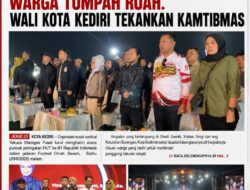 Yakuza Maneges Hadiri Puncak Festival Omah Sawah Bersama Ribuan Warga, Walikota Kediri: Jaga Kamtibma