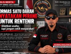 ORMAS SATU DARAH Nyatakan “PERANG TOTAL” TERHADAP S RENTENIR DI KEDIRI.